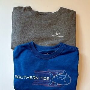 Southern Tide Kids' Blue and Gray T-Shirts